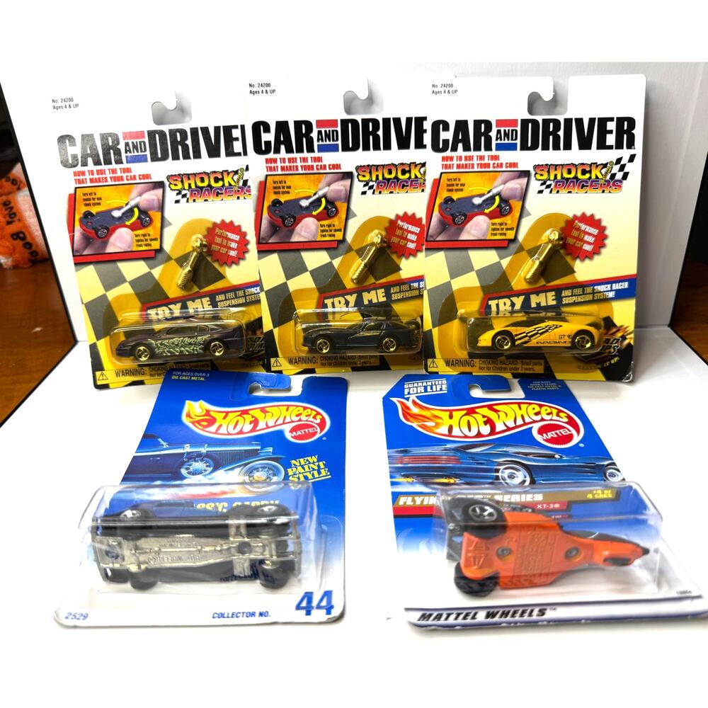 LOT Collection Car & Driver Hot Wheels DIe Cast Metal